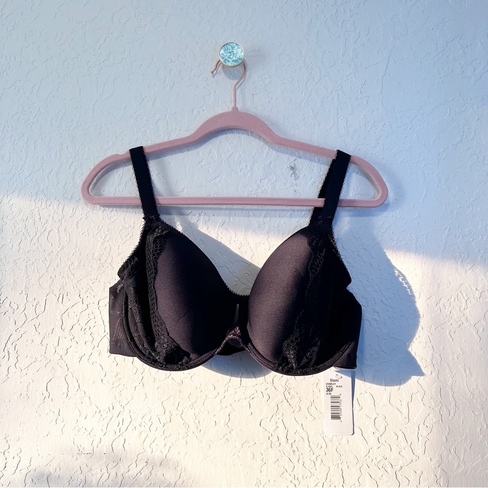 NWT NEW Elomi Black Bra Size 36G